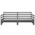 Pull-out Day Bed without Mattress Grey 2x(90x190) cm