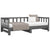 Pull-out Day Bed without Mattress Grey 2x(90x190) cm