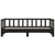 Pull-out Day Bed without Mattress Black 2x(90x190) cm