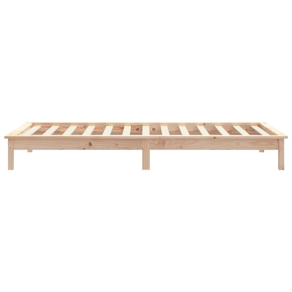 Bed Frame without Mattress 90x190 cm Solid Wood