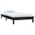 Bed Frame without Mattress Black 90x190 cm Solid Wood