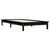 Bed Frame without Mattress Black 90x190 cm Solid Wood