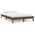 Bed Frame without Mattress Honey Brown 135x190 cm Solid Wood