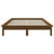 Bed Frame without Mattress Honey Brown 135x190 cm Solid Wood