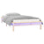 LED Bed Frame without Mattress 90x190 cm Solid Wood