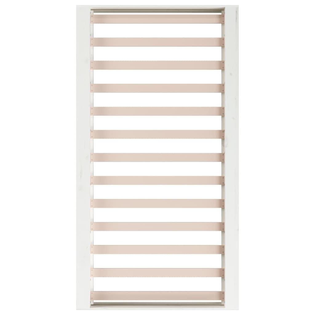 Bed Frame without Mattress White 90x190 cm Solid Wood