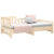 Pull-out Day Bed without Mattress 2x(90x190) cm Solid Wood Pine