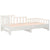 Pull-out Day Bed without Mattress White 2x(90x190) cm