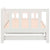 Pull-out Day Bed without Mattress White 2x(90x190) cm