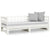 Pull-out Day Bed without Mattress White 2x(90x190) cm