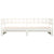 Pull-out Day Bed without Mattress White 2x(90x190) cm