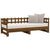 Pull-out Day Bed without Mattress Honey Brown 2x(90x190) cm