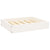 Dog Bed White 51.5x44x9 cm Solid Wood Pine