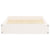 Dog Bed White 51.5x44x9 cm Solid Wood Pine