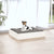 Dog Bed White 51.5x44x9 cm Solid Wood Pine