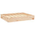 Dog Bed 61.5x49x9 cm Solid Wood Pine