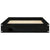 Dog Bed Black 61.5x49x9 cm Solid Wood Pine