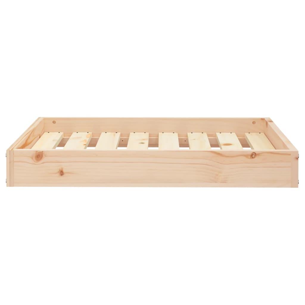 Dog Bed 71.5x54x9 cm Solid Wood Pine