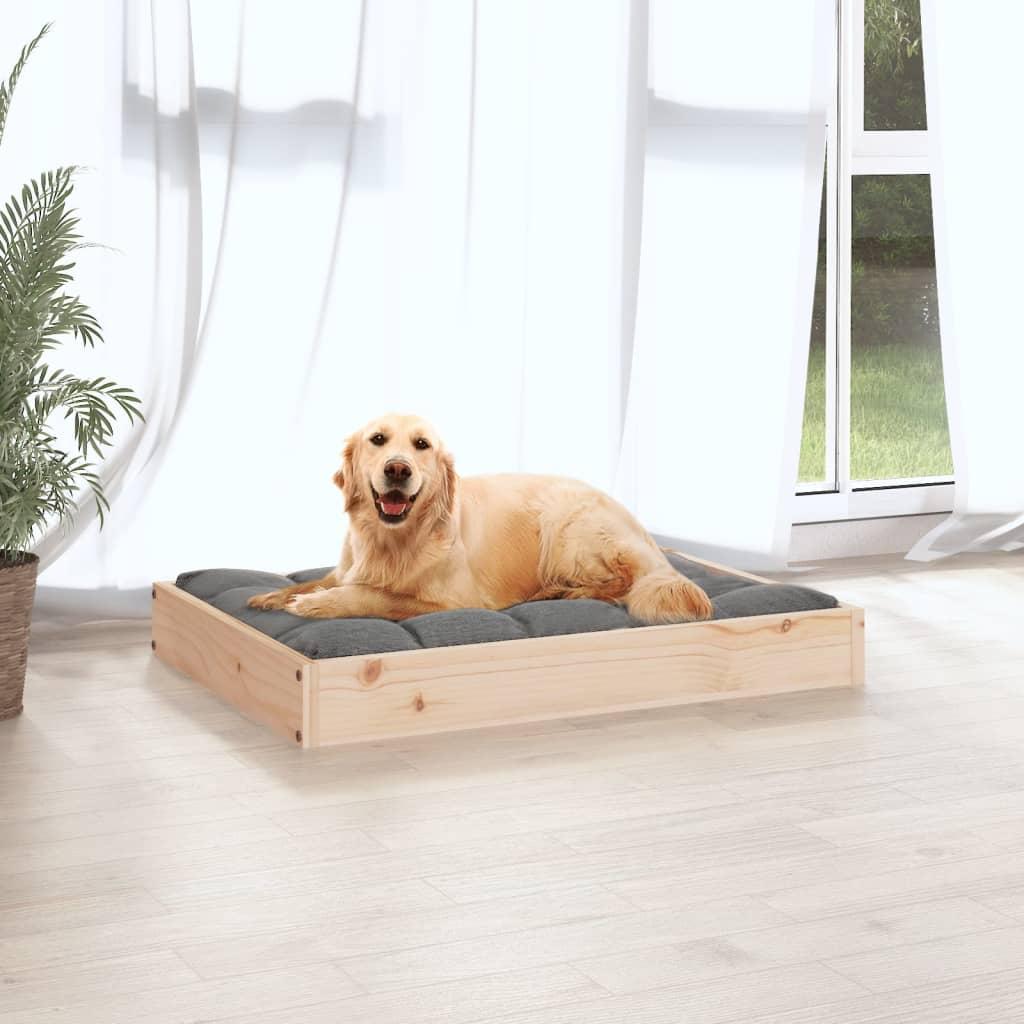 Dog Bed 71.5x54x9 cm Solid Wood Pine