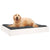 Dog Bed White 71.5x54x9 cm Solid Wood Pine