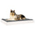 Dog Bed White 91.5x64x9 cm Solid Wood Pine