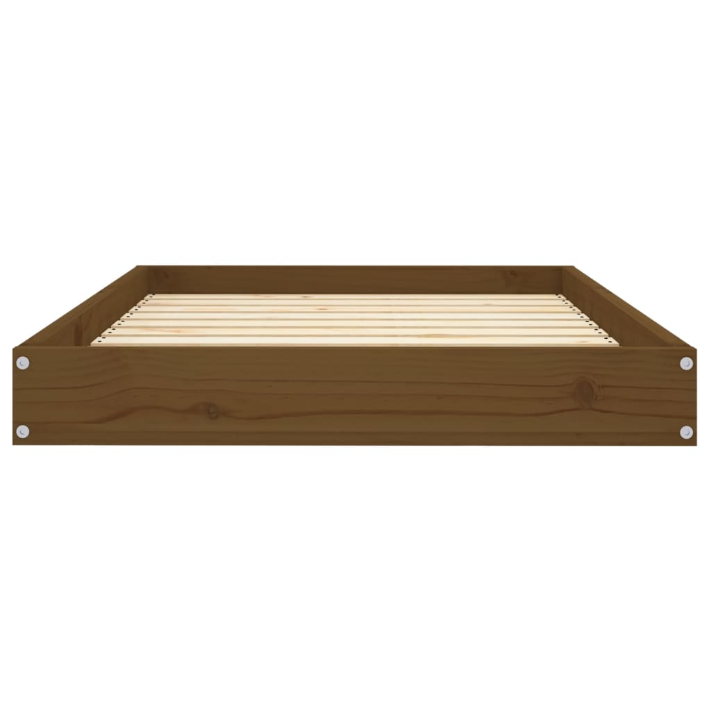 Dog Bed Honey Brown 91.5x64x9 cm Solid Wood Pine