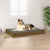 Dog Bed Honey Brown 91.5x64x9 cm Solid Wood Pine