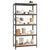 5-Layer Storage Shelf Anthracite Steel and Engineered Wood