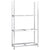 3-Layer Tire Racks 2 pcs Silver 110x40x200 cm Steel