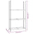 3-Layer Tire Racks 2 pcs Silver 110x40x200 cm Steel