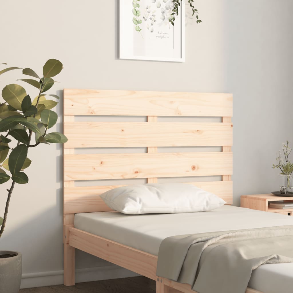 Headboard 100 cm Solid Wood Pine