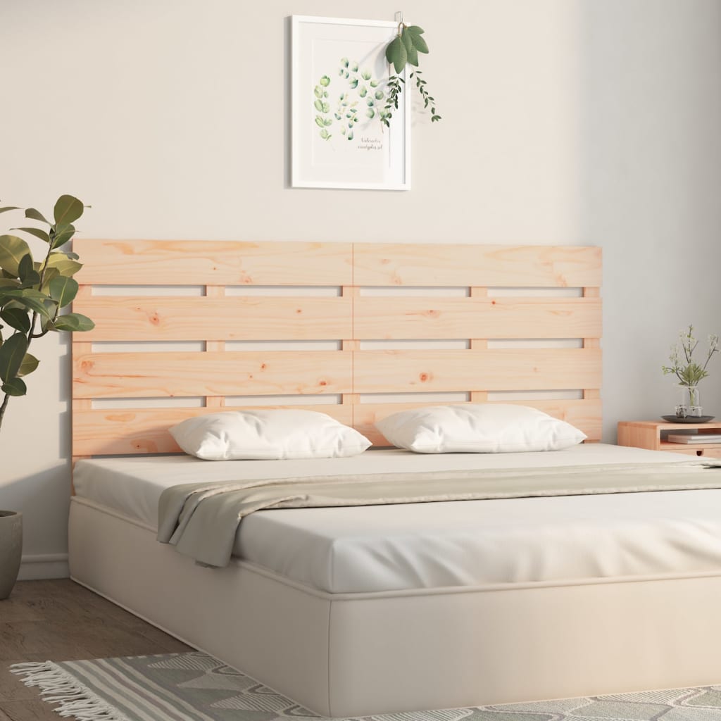 Headboard 180 cm Solid Wood Pine