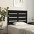 Headboard Black 75 cm Solid Wood Pine