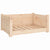 Dog Bed 65.5x50.5x28 cm Solid Pine Wood