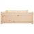 Dog Bed 95.5x65.5x28 cm Solid Pine Wood