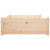 Dog Bed 105.5x75.5x28 cm Solid Pine Wood