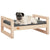 Dog Bed 65.5x50.5x28 cm Solid Pine Wood