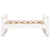 Dog Bed White 65.5x50.5x28 cm Solid Pine Wood