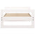 Dog Bed White 65.5x50.5x28 cm Solid Pine Wood