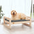 Dog Bed 75.5x55.5x28 cm Solid Pine Wood