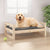 Dog Bed 75.5x55.5x28 cm Solid Pine Wood