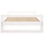 Dog Bed White 95.5x65.5x28 cm Solid Pine Wood