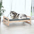 Dog Bed 105.5x75.5x28 cm Solid Pine Wood