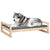 Dog Bed 105.5x75.5x28 cm Solid Pine Wood