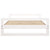 Dog Bed White 105.5x75.5x28 cm Solid Pine Wood