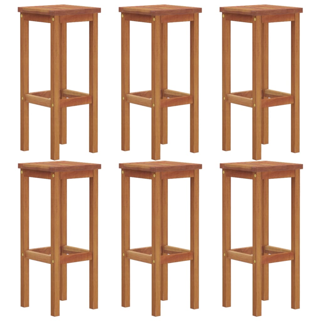 7 Piece Garden Bar Set Solid Wood Acacia