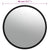 Indoor Convex Traffic Mirror Black Ø40 cm Acrylic