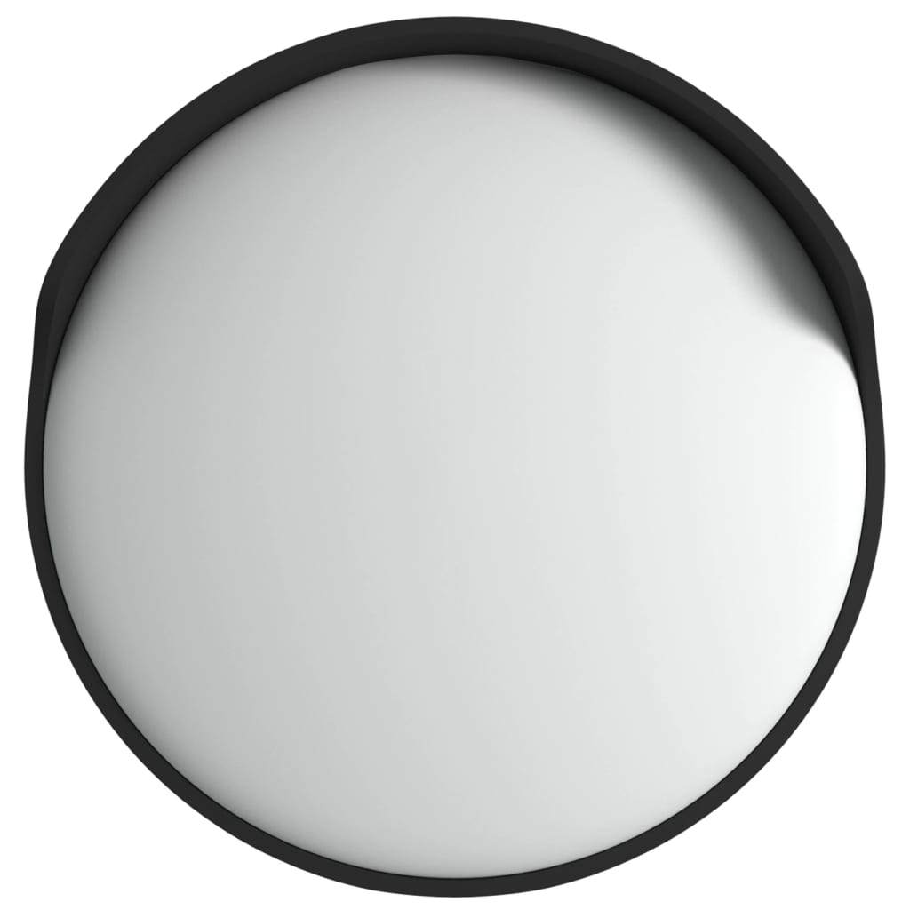 Outdoor Convex Traffic Mirror Black Ø45 cm Polycarbonate