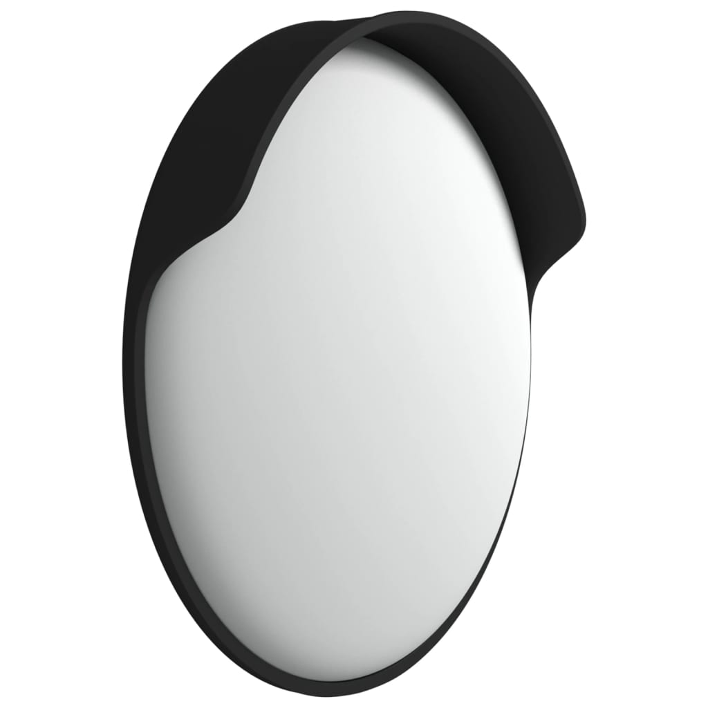 Outdoor Convex Traffic Mirror Black Ø45 cm Polycarbonate