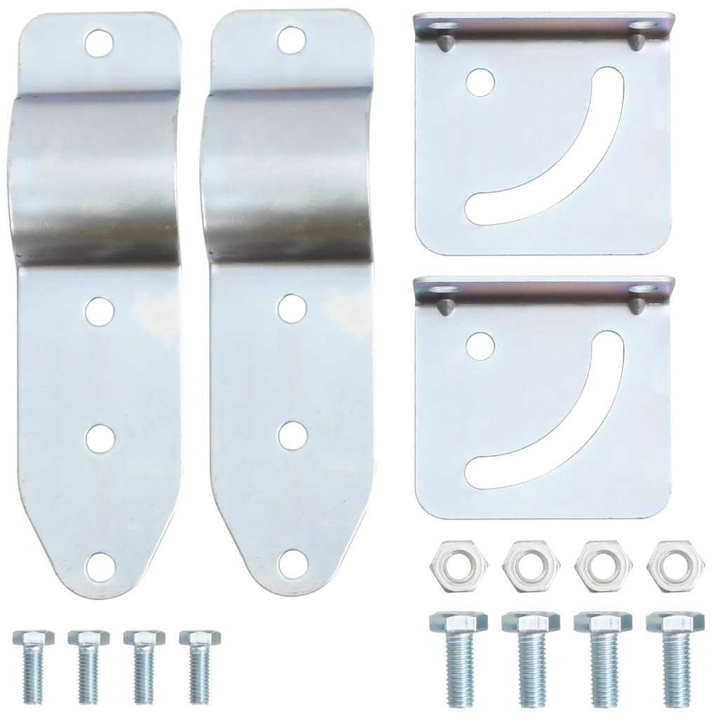 Outdoor Convex Traffic Mirror Black Ø45 cm Polycarbonate